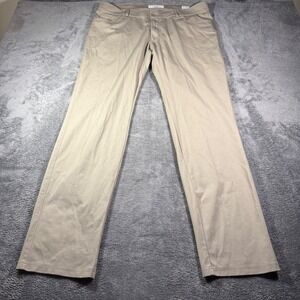 Brax Feel Good Chuck Modern Fit Mens 38x32 Tan Khaki 5-Pocket Pants Turkey